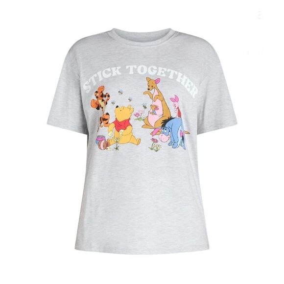 Disney Winnie the Pooh Graphic Short Sleeve T-Shirt Size S - Picture 4 of 9